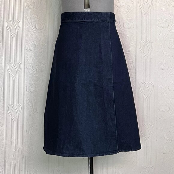 New with tags - Sustainable Thought denim jean skirt A line, size 10 - Picture 1 of 5